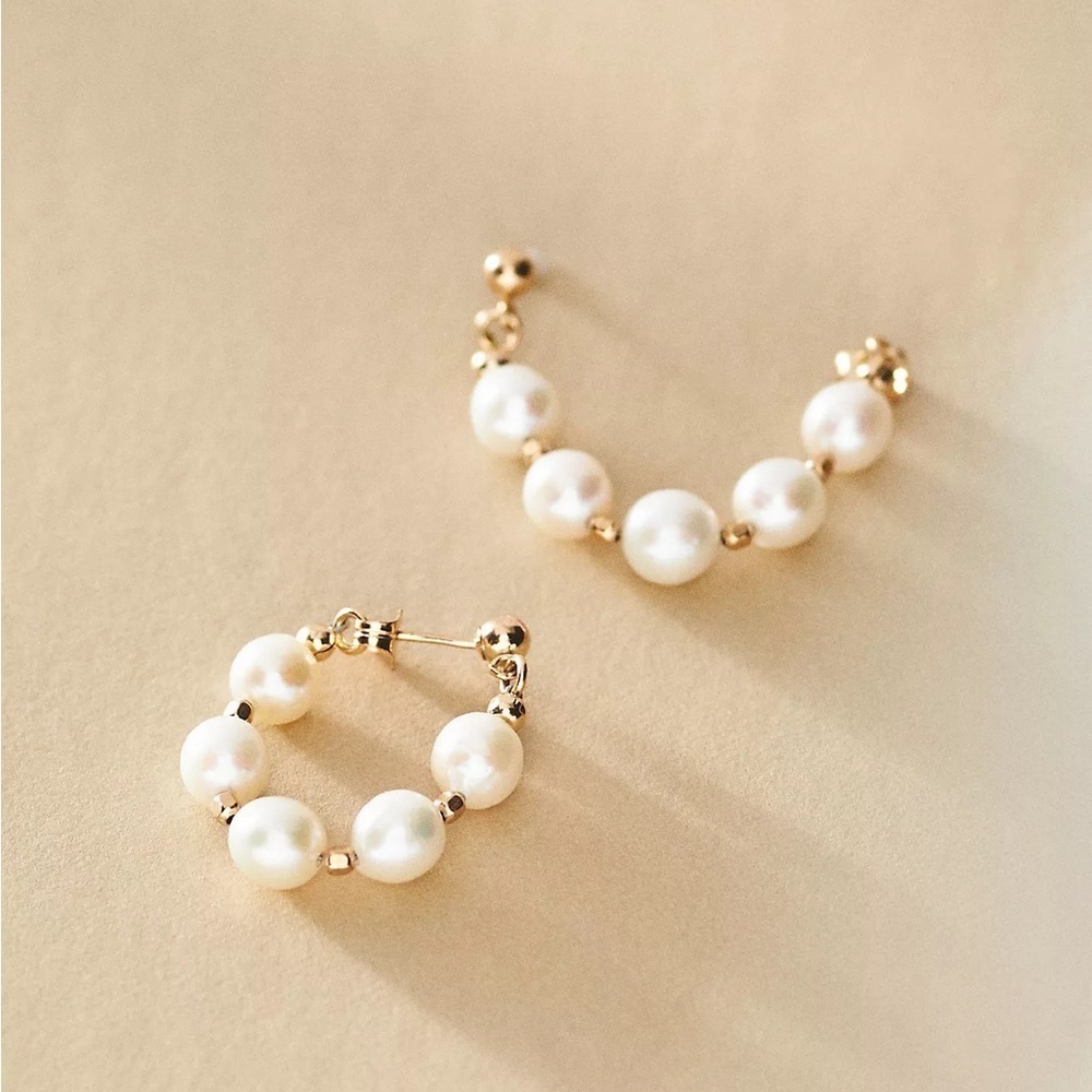 NWT Set & Stones Mara Hoop Earrings by Anthropologie